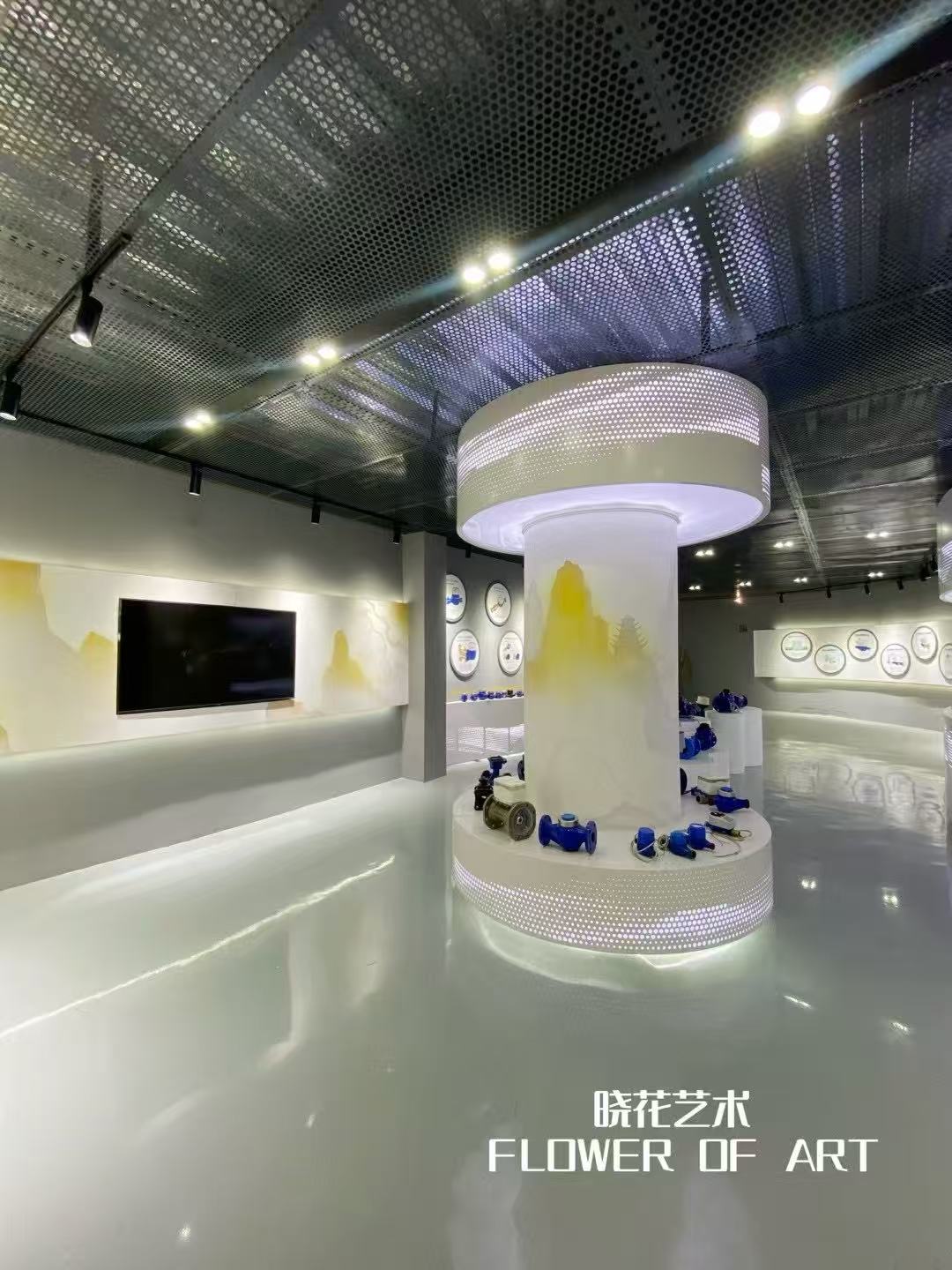 臨沂市水表廠 展廳設(shè)計施工